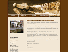 Tablet Screenshot of cafe-krokodil.de
